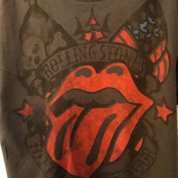 Rolling Stones Green & Red Woman’s Tee Size Med - Picture 3 of 8
